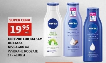 Mleczko do ciała aloe & hydration Nivea promocja