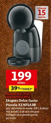 Ekspres Dolce Gusto Piccolo XS KP1A3B promocja w Auchan