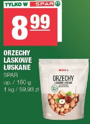 Orzechy laskowe promocja w SPAR
