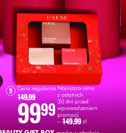 Zestaw w pudełku kiss my cheeks: bronzer 12 g + kremowy rozświetlacz 4 g + róż 4 g PAESE ZESTAW promocja w Super-Pharm