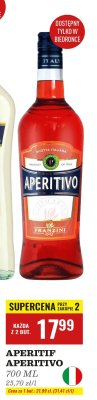 Aperitif Aperitivo 700 ml promocja w Biedronka