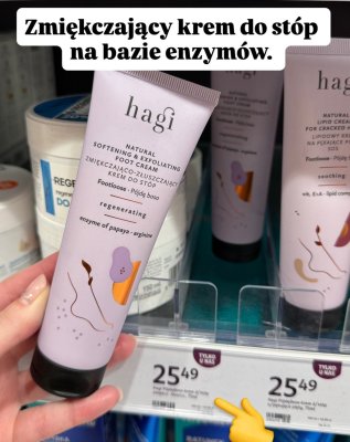 Zmiękczający krem do stóp na bazie enzymów promocja w Rossmann