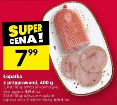 Łopatka z przyprawami promocja w Twój Market