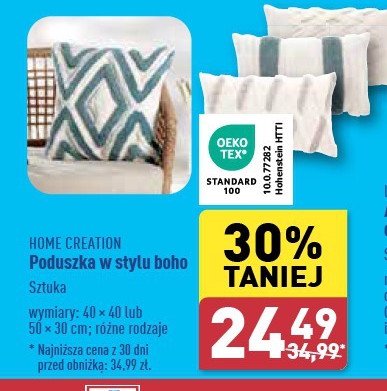 Poduszka w stylu boho 40 cm Home creation promocja