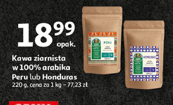 Kawa honduras Auchan pewni dobrego promocja