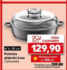 Patelnia głęboka luxe 28 cm Ambition promocja