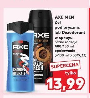 Żel pod prysznic Axe sport blast promocja w Kaufland