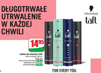 Lakier do włosów Taft Power promocja w Dino