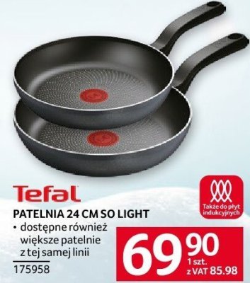 Patelnia Tefal 24 cm so light promocja w Selgros