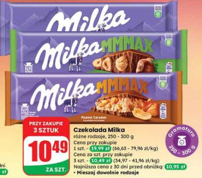 Czekolada różne rodzaje promocja w Dino