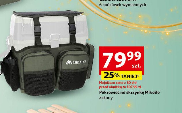 Pokrowiec na skrzynkę Mikado (wędkarstwo) promocja w Auchan