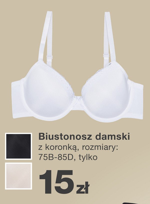 Biustonosz damski z koronką promocja