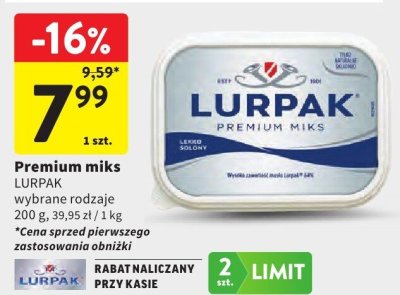 Premium miks LURPAK promocja w Intermarche