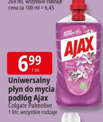 Płyn do mycia podłóg Ajax promocja w Leclerc