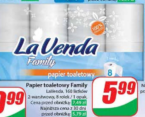 Papier toaletowy Lavenda promocja