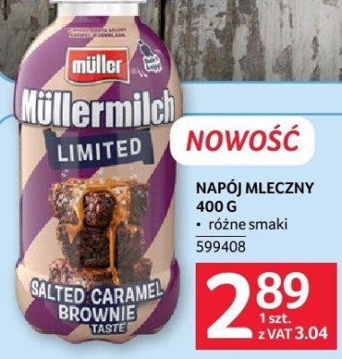 Napój mleczny Müllermilch 400g promocja w Selgros