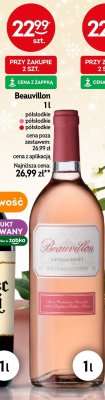Wino Beauvillon promocja w Żabka