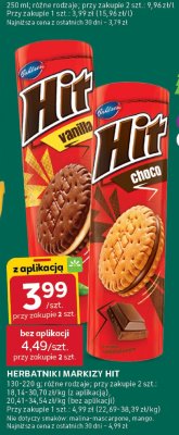 Herbatniki markizy Hit choco promocja w Stokrotka