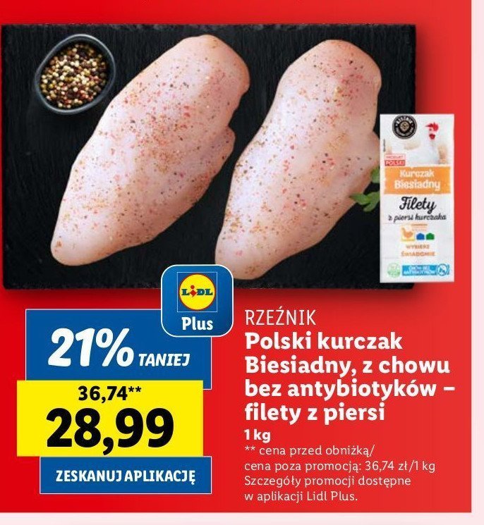 Filet z piersi kurczaka biesiadnego Rzeźnik codzienna dostawa promocja