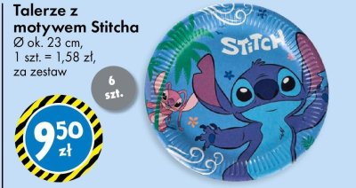 Talerze z motywem Stitcha promocja w Tedi