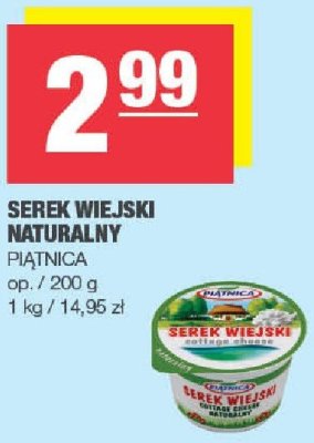 Serek wiejski naturalny Piątnica promocja w SPAR