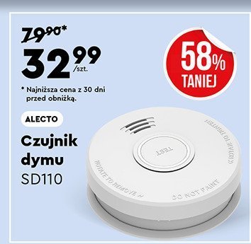 Czujnik dymu SD110 promocja w Biedronka