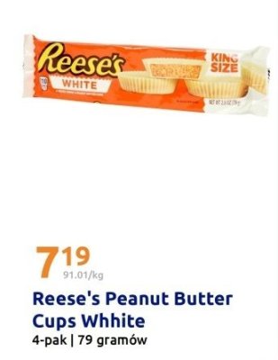 Ciastka Peanut Butter Cups White promocja w Action