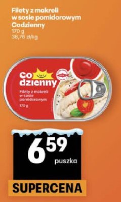 Filety z makreli w sosie pomidorowym Codzienny promocja w Delikatesy Centrum