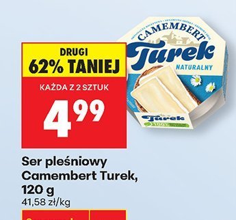 Ser pleśniowy Camembert Turek, 120 g promocja w Biedronka