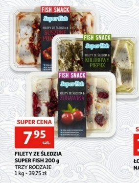 Filet ze śledzia z kolorowym pieprzem Superfish promocja