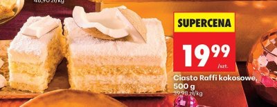 Ciasto Raffi kokosowe, 500 g promocja w Biedronka