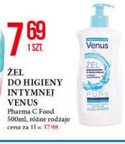 Żel do higieny intymnej pure Venus promocja