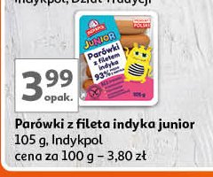 Parówki z filetem z indyka promocja