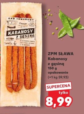 Kabanosy z gęsiną  promocja w Kaufland