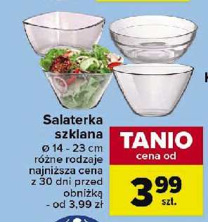 Salaterka szklana promocja w Carrefour Market