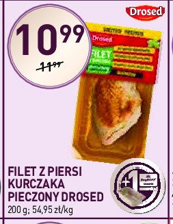 Filet z piersi kurczaka pieczony Drosed promocja