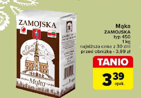 Maką pszenna typ 450 MĄKA ZAMOJSKA promocja w Carrefour