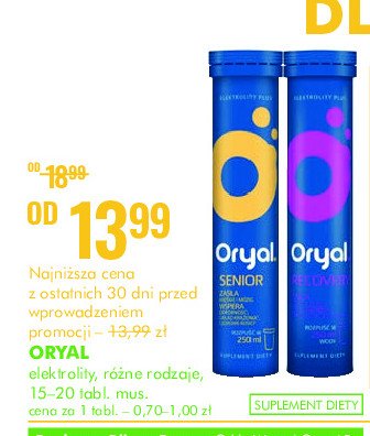 Tabletki musuj膮ce Oryal elektrolity promocja