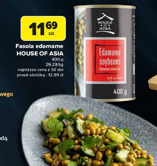 Fasola edamame House of asia promocja w Carrefour Market