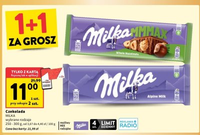 Czekolada Milka Mmmax Whole Hazelnuts promocja w Intermarche
