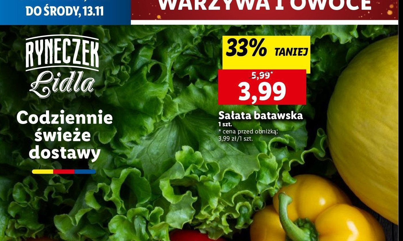 Sałata batawska promocja