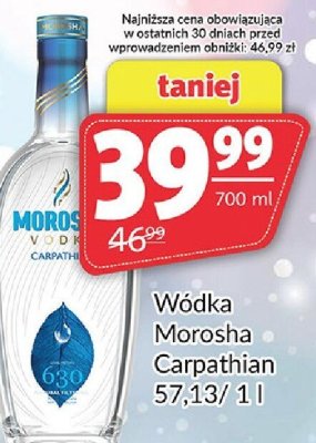 Wódka Morosha Carpathian promocja w Prim Market