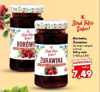 Borówka do mięs K-classic stąd takie dobre! promocja
