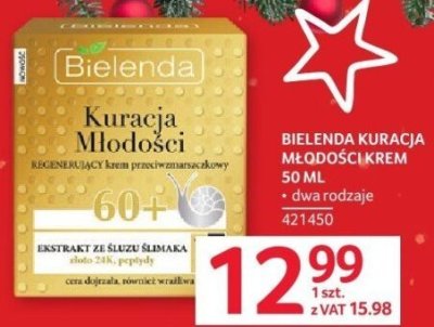 Kuracja młodości krem Bielenda 60+ promocja w Selgros