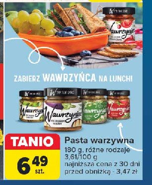 Pasztet z fasoli z ziołami Wawrzyniec promocja