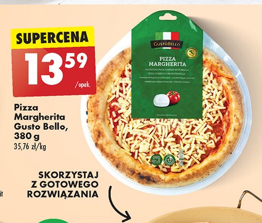 Pizza margherita Gustobello promocja