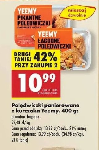 Polędwiczki z kurczaka pikantne Yeemy promocja