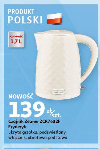 Czajnik zck7632f Zelmer promocja w Auchan