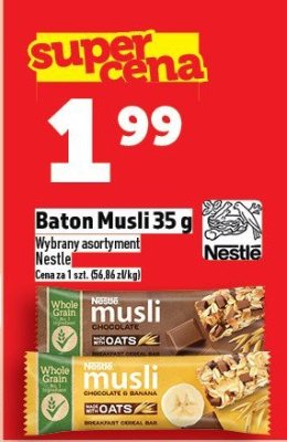 Baton Musli 35 g promocja w TOPAZ