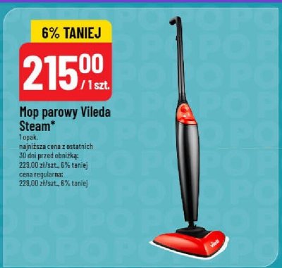 Mop parowy Vileda Steam promocja w POLOmarket